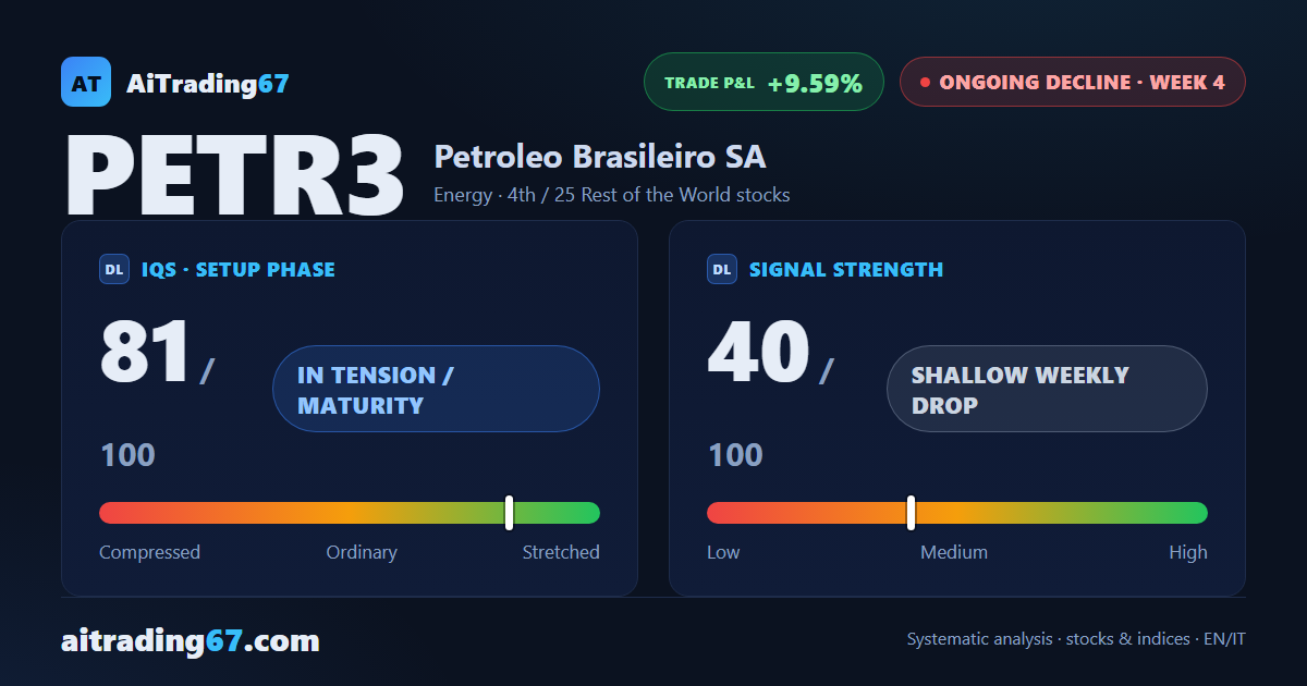 Petroleo Brasileiro: decline continues amid distribution and double bottom