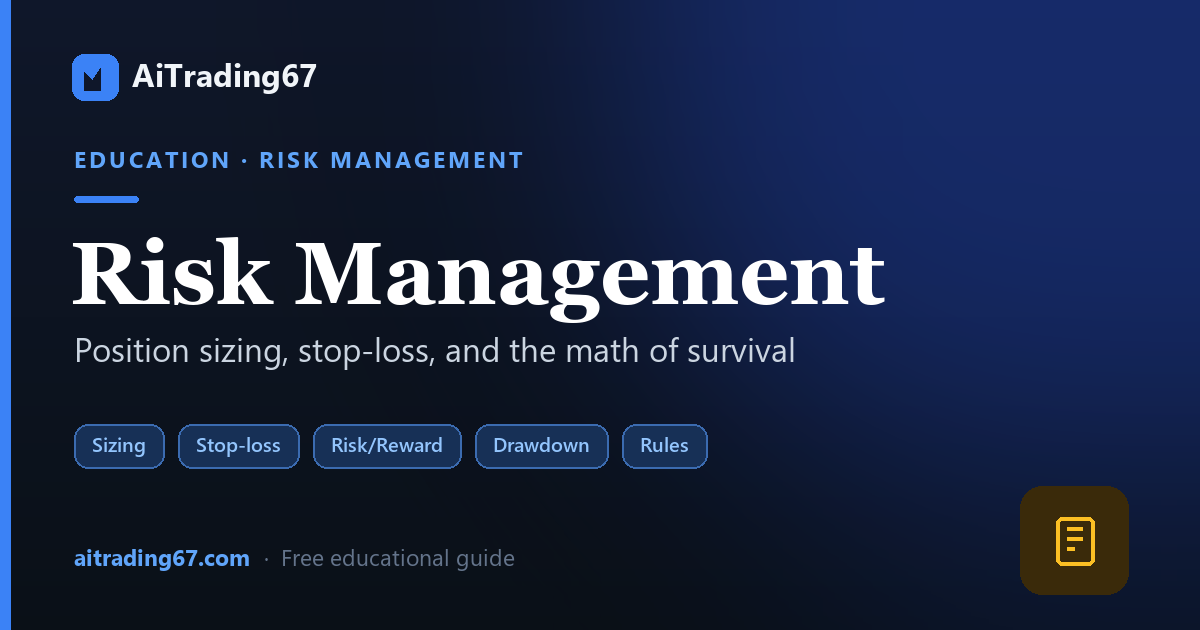 Risk Management in Trading: Position Sizing, Stop-Loss and the Math of Survival