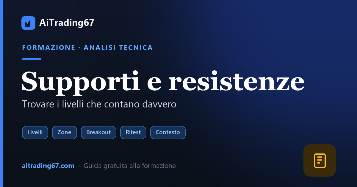 Supporti e resistenze
