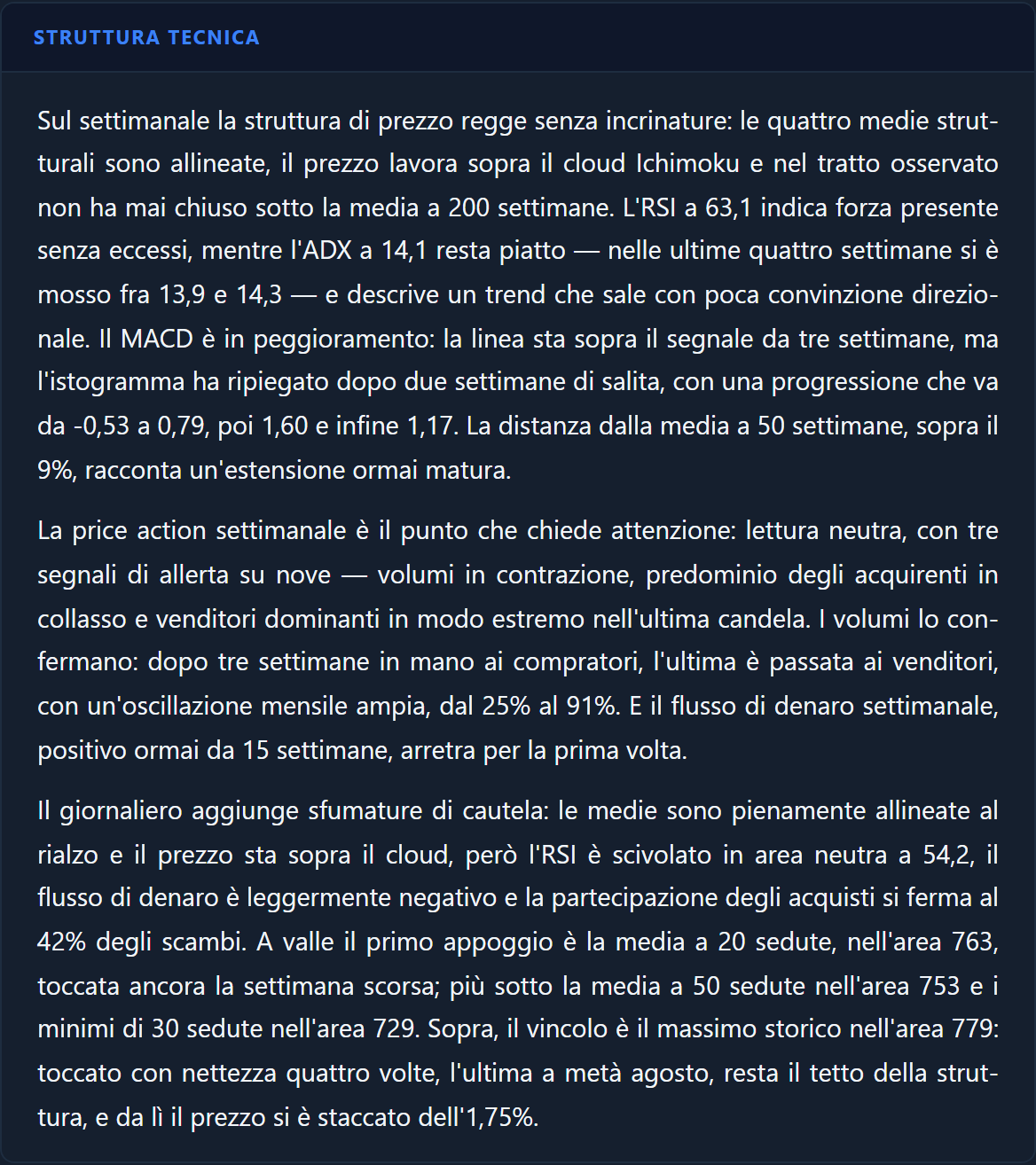 Prosa struttura